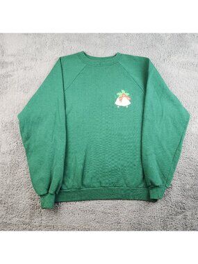 Vintage Holiday Christmas Sweater Extra Large‎ Embroidered Crewneck Sweatshirt